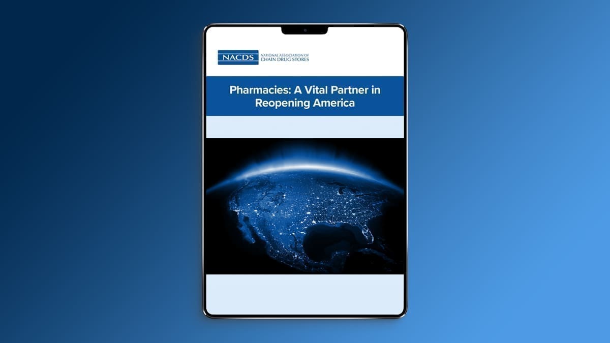NACDS report outlines pharmacy's role in reopening America