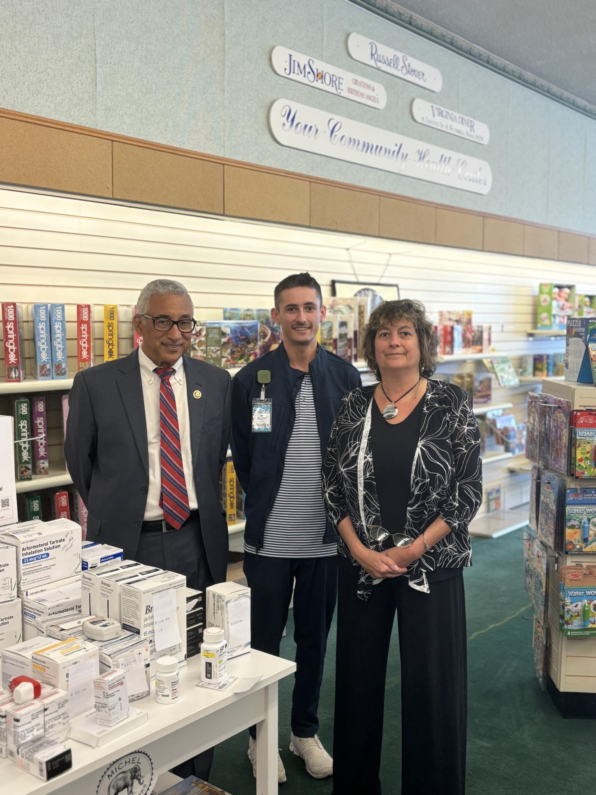 Representative Scott with Tom and Anne