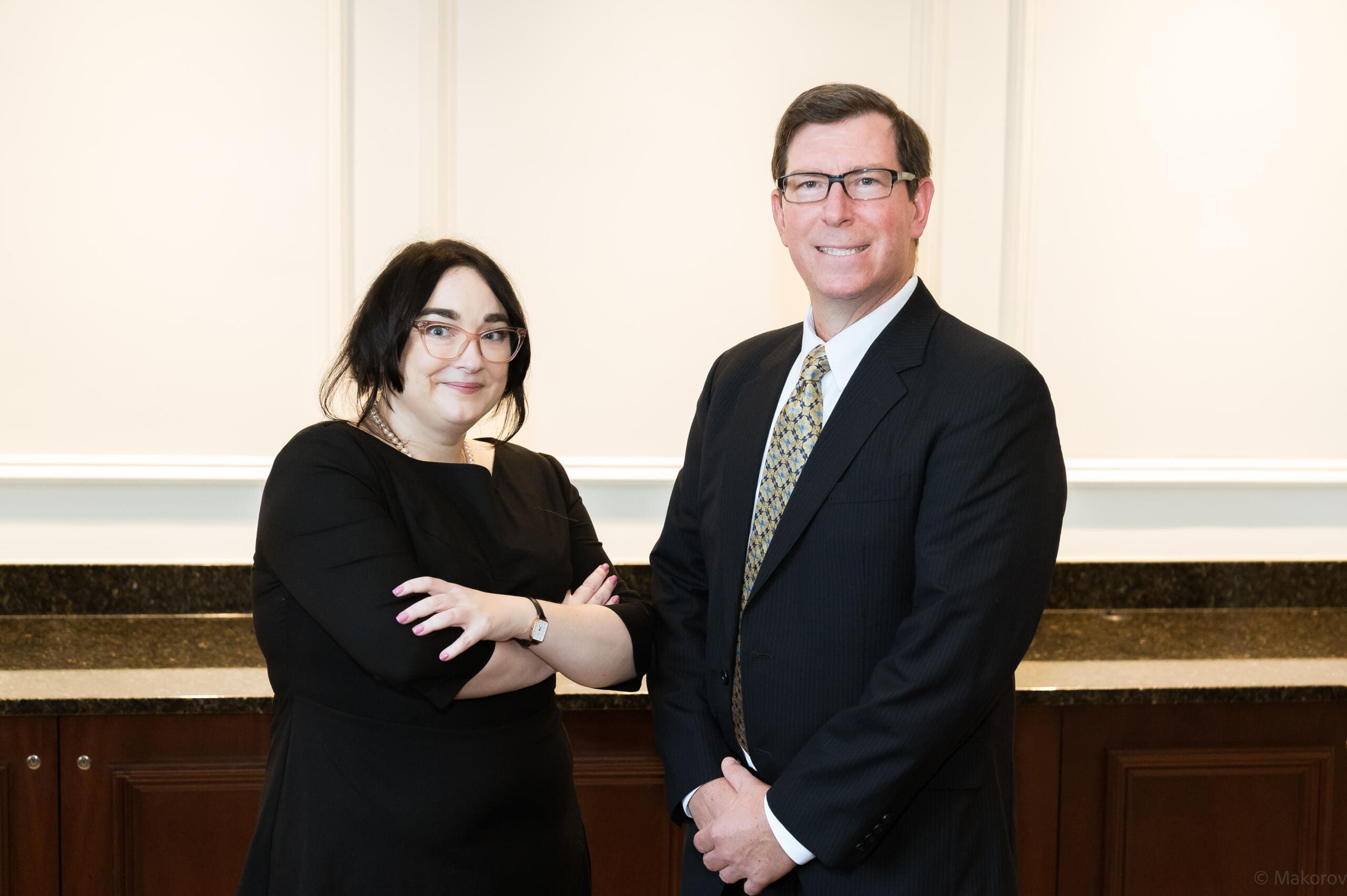 Mary Medawar and Andrew Klapmust
